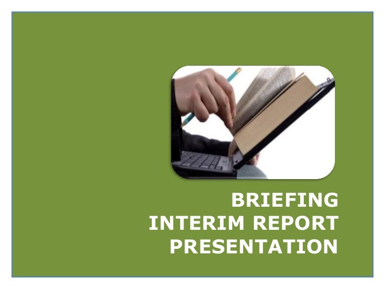 Interim report briefing