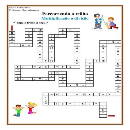 Percorrendo a trilha com as quatro operações | PDF