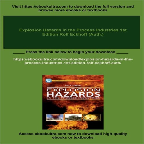 Dow Fire and Explosion Index (Dow F&EI) and Mond Index | PPTX