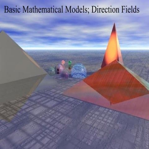 Modeling Differential Equations and Direction Fields in Real-World ...