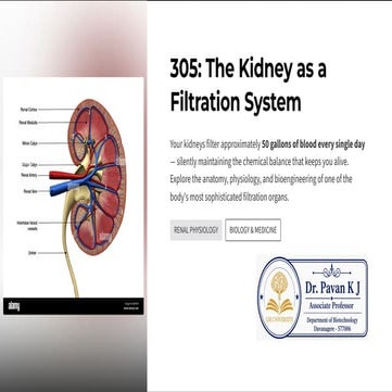 Module 2:- HUMAN ORGAN SYSTEMS AND BIO DESIGNS | PPTX