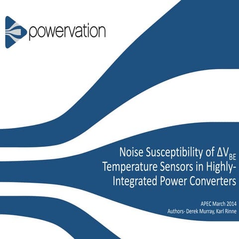 DereMurray - APEC 2014 - Noise Susceptibility of delta-Vbe Temperature Sensors