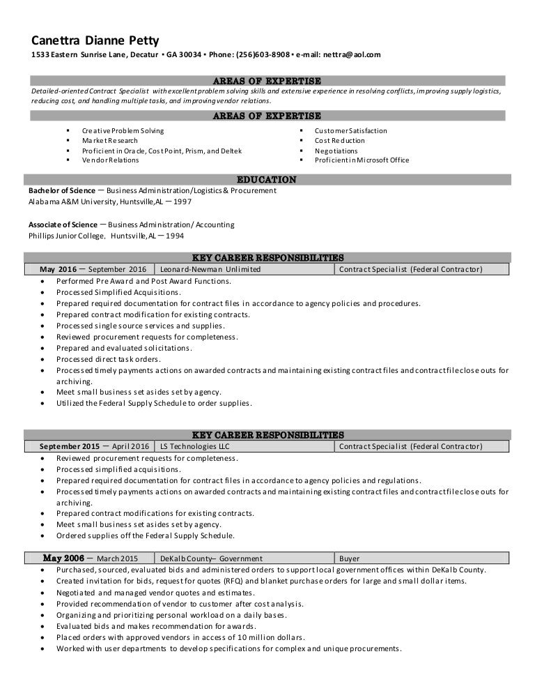 Contract Specialist