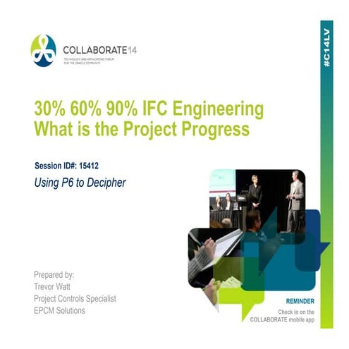 30 60 90 percent ifc engineering   what is the project progress - Oracle Prim...