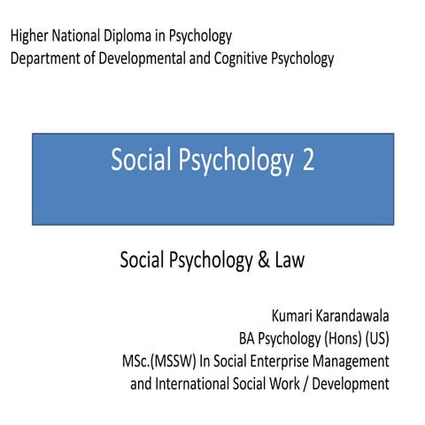 Social Psychology 2_ Law