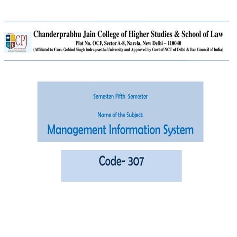 Management Information System