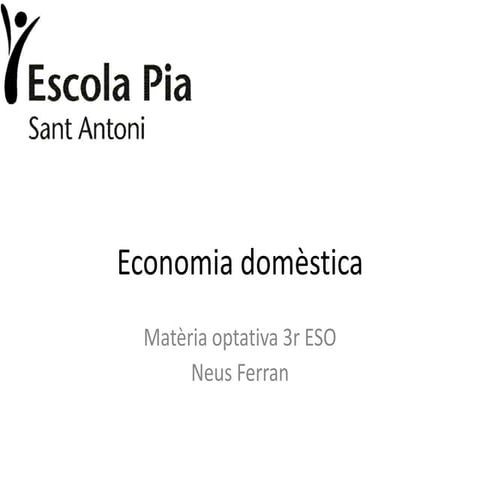 Economia domèstica