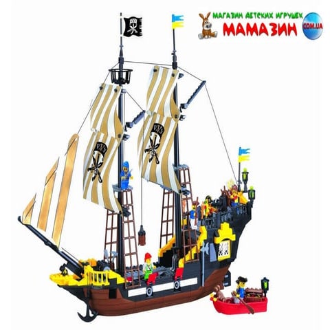 Инструкция по сборке конструктора Brick 307 Пиратский корабль