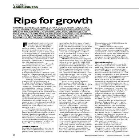 Nataliya Kozachenko of Vasant Connect Limited interviewed about Ukraine by the FDI Intelligence of the Financial Times