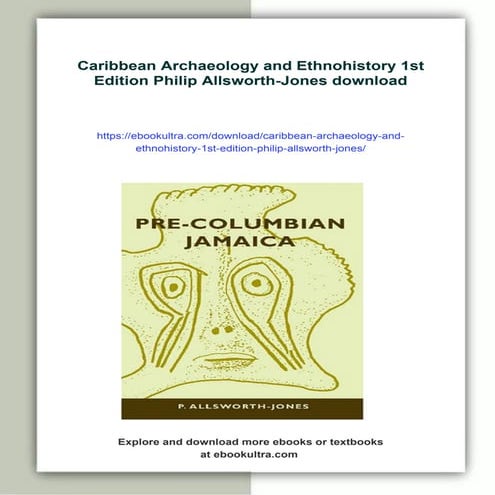 Caribbean Archaeology and Ethnohistory 1st Edition Philip Allsworth ...