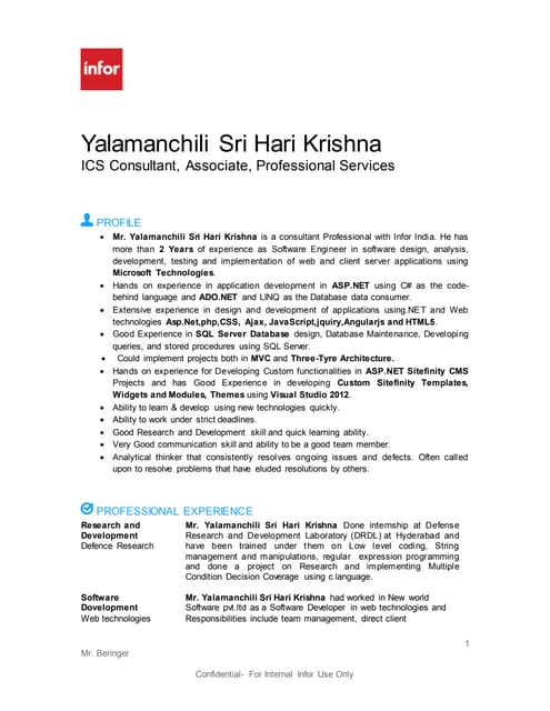Hari Resume