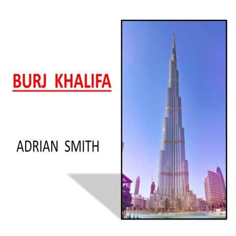 Burj khalifa, Dubai.