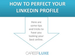 How To Build a Great Student LinkedIn Profile | PDF