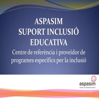 SUPORT INCLUSIO EDUCATIVA ESO