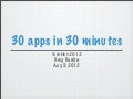 30 apps in 30 minutes