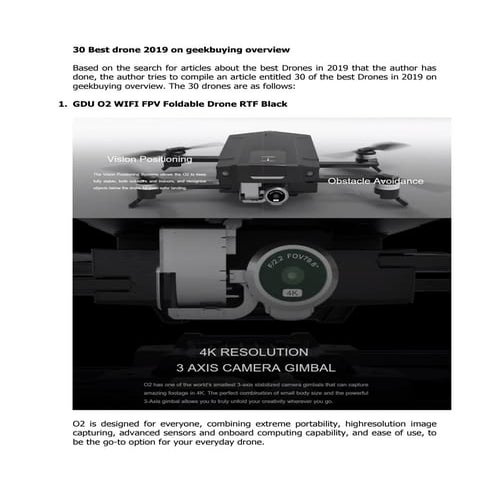30 Best drone 2019 on geekbuying overview