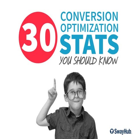 30 Conversion Rate Optimization Stats You Should Know