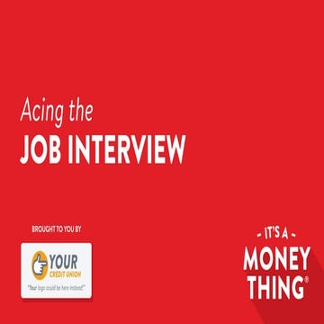 Acing the Job Interview