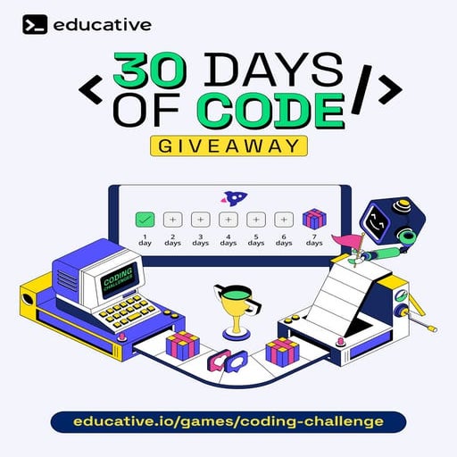 30 Days Of Code Giveaway: L𝐞𝐯𝐞𝐥 U𝐩 Y𝐨𝐮𝐫 C𝐨𝐝𝐢𝐧𝐠 S𝐤𝐢𝐥𝐥𝐬 𝐢𝐧 J𝐮𝐬𝐭 𝟑𝟎 D𝐚𝐲𝐬
