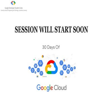 30 daysofgooglecloud   GDSC UIET KUK