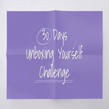 30 Days Unboxing Yourself Challenge