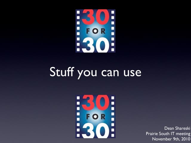 30 for 30