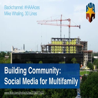 Building Community: Social Media for Multifamily