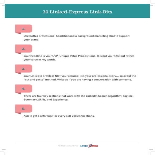 30 linked bits_slideshare