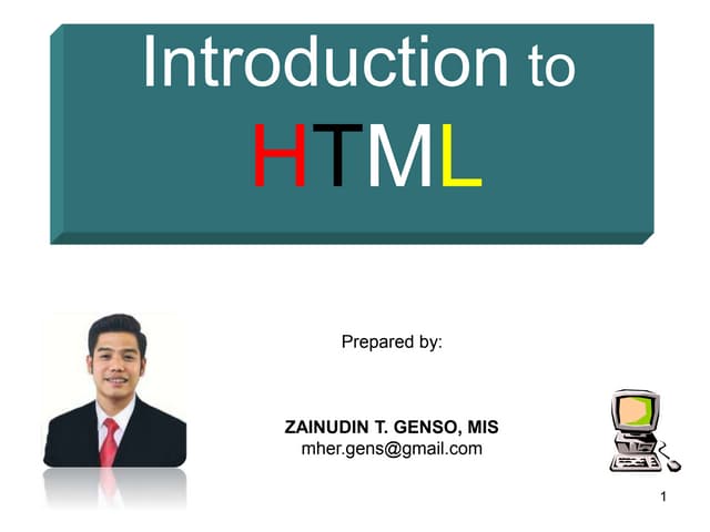 Introduction to HTML | PPT