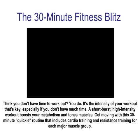 30 Min Workout