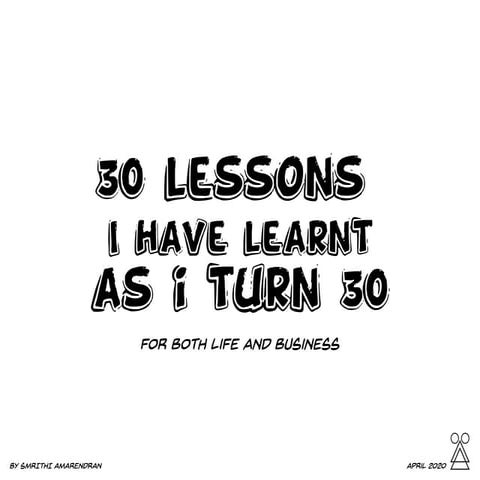 30 on 30_For both life and business