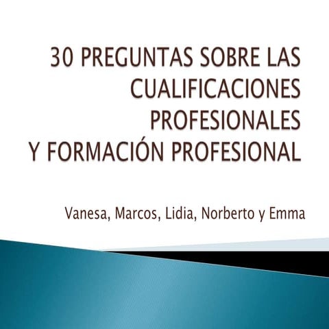 cualificaciones profesionales