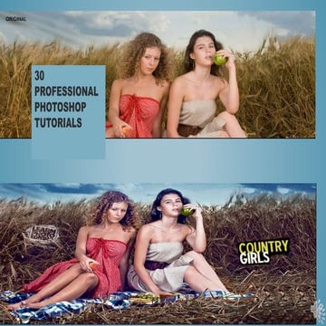 30 professional photoshop tutorials