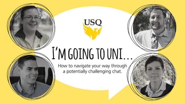 I'm going to uni