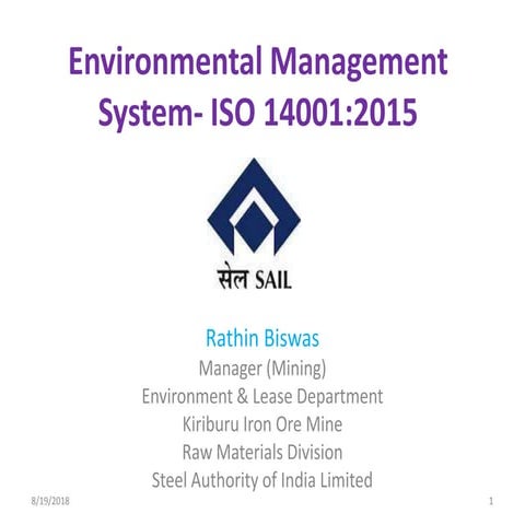 ISO 14001:2015 Awareness