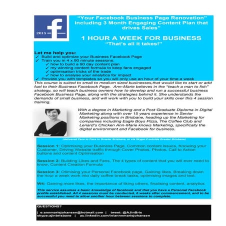 Facebook _An hour a week_