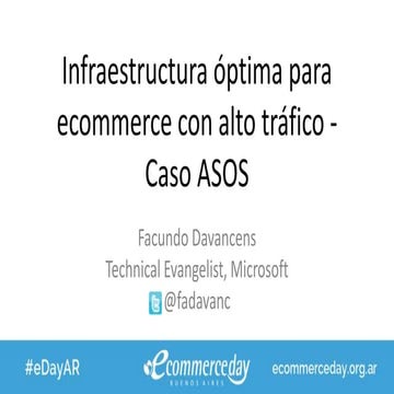 Presentación Facundo Davancens | Microsoft - eCommerce IT Camp 2017 | PPTX