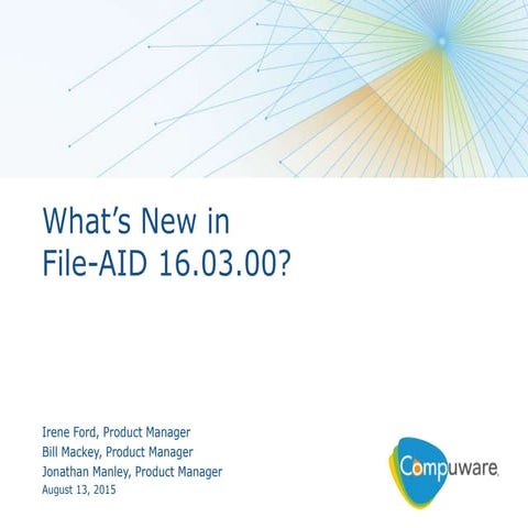 What's New in File-AID 16.03