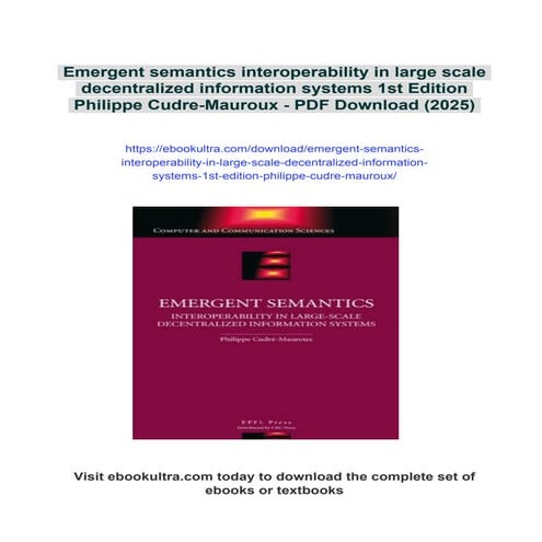 Emergent semantics interoperability in large scale decentralized information ...