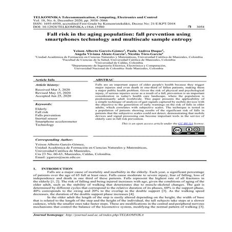 Fall risk assessment | PDF