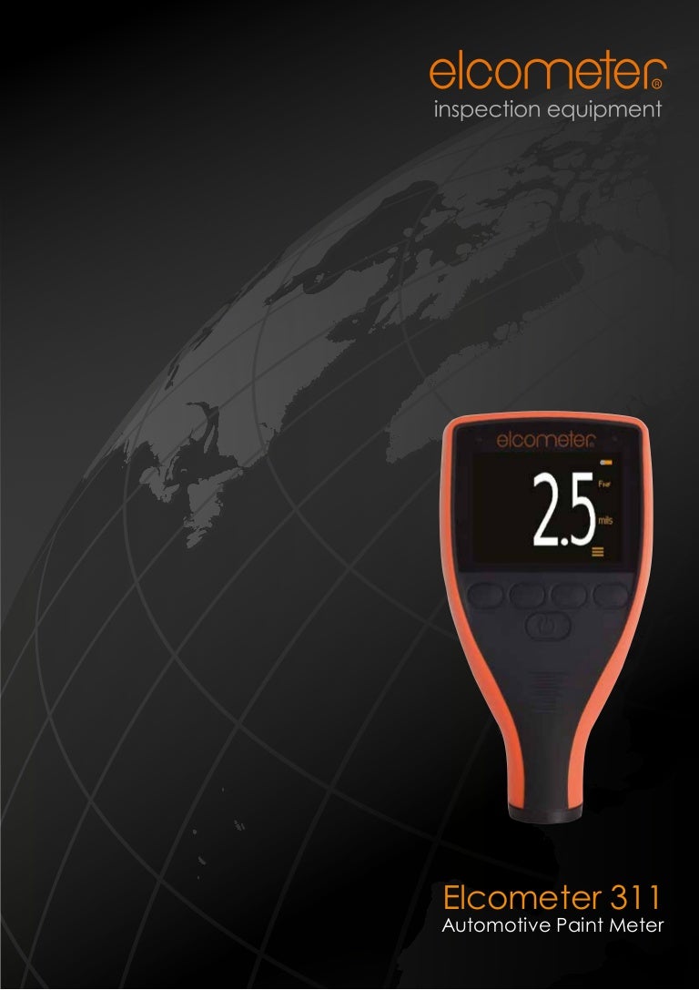 311 c Automotive Paint Meter Specifications / Data Sheets