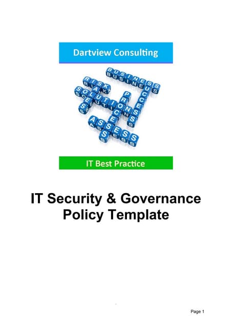 IT Security & Governance Template