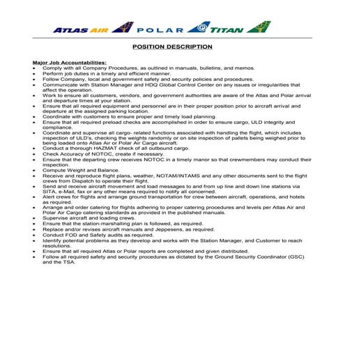 Station Representative