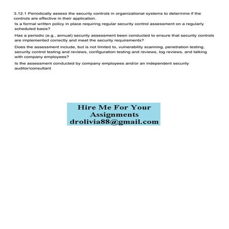 3121 Periodically assess the security controls in organiza.pdf