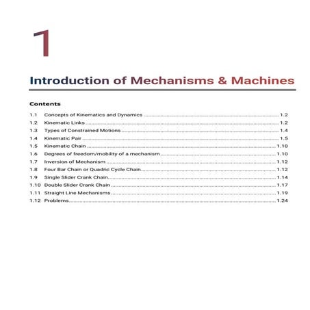 3131906 -  INTRODUCTION OF MECHANISMS AND MACHINES 
