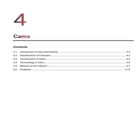 3131906 -CAMS- KINETICS AND DYNAMICS OF MACHINE