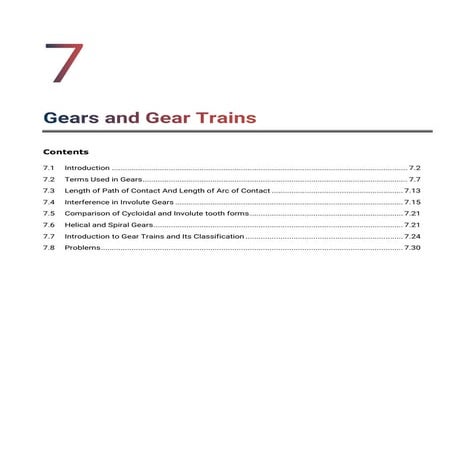 3131906 GEARS AND GEAR TRAINS