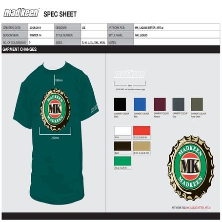 Mad Keen T-Shirt Range