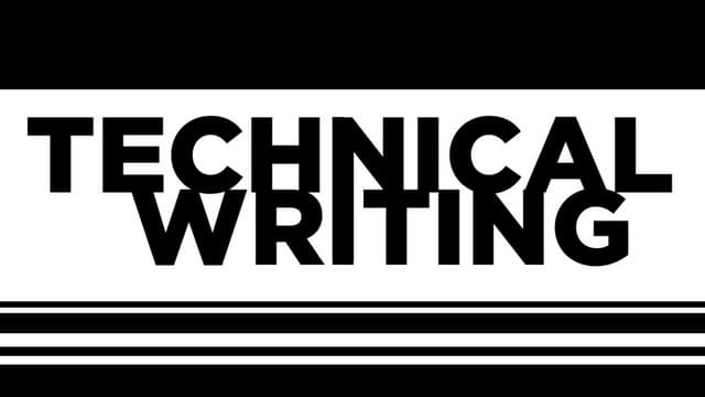 Technical Writing, October 29, 2013