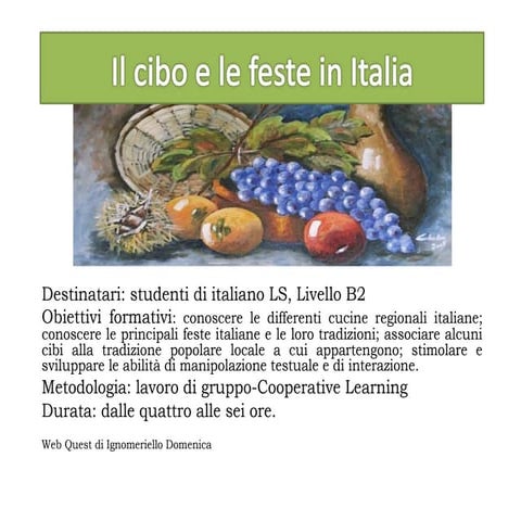 31408665 web-quest-il-cibo-e-le-feste-in-italia